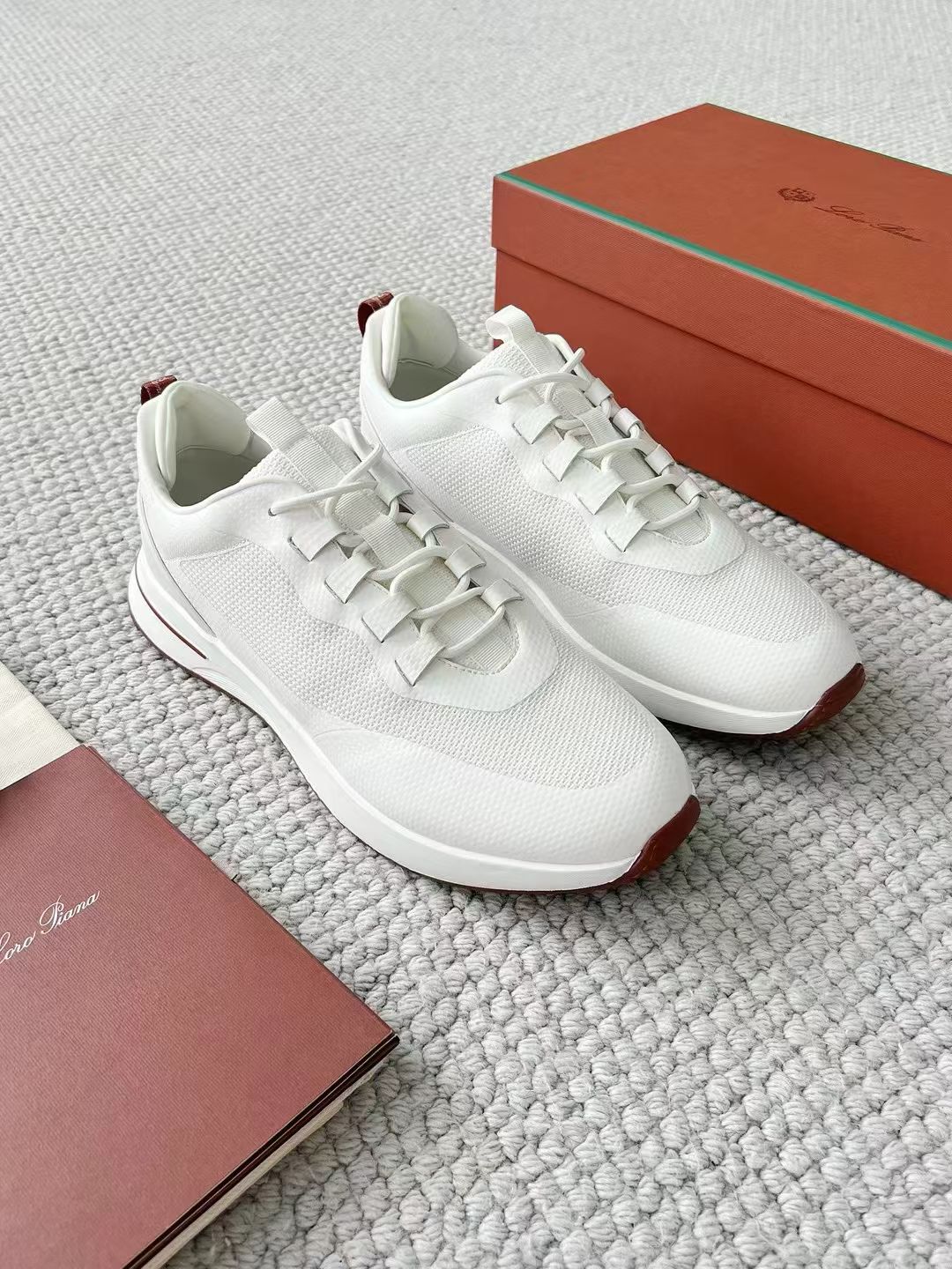 LP Loro Piana Week End Walk  Low-top Comfortable and casual Men's Shoes  Bullshit 运动鞋 波鞋  FAR1331_F8CB