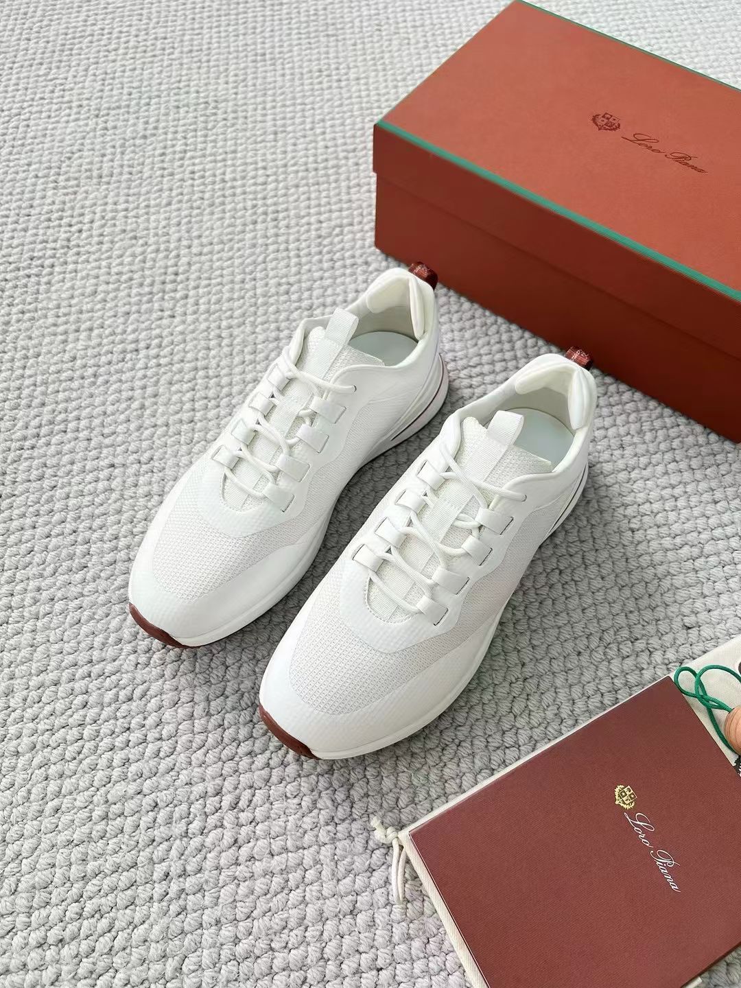 LP Loro Piana Week End Walk  Low-top Comfortable and casual Men's Shoes  Bullshit 运动鞋 波鞋  FAR1331_F8CB