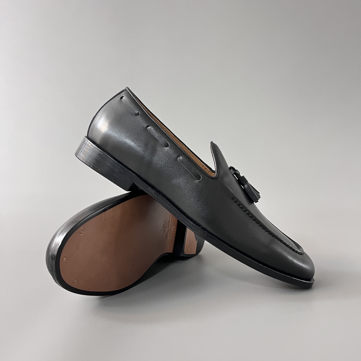 Loro Piana LP  Style Serge Walk Shoes | Italian Inspired Suede Loafers for Tassel Dress Shoe Men