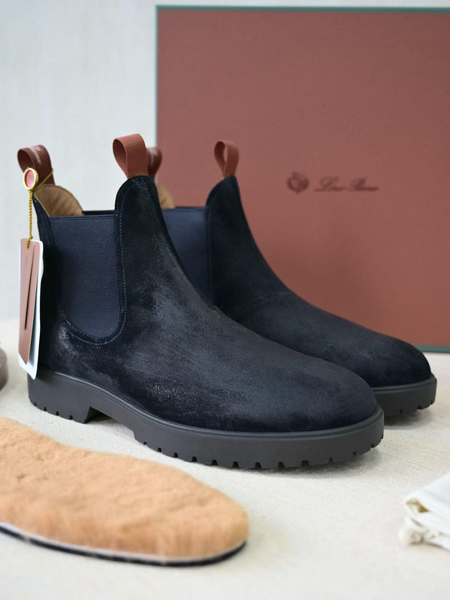 Loro Piana LP Summer Walk / End Walk — Low-Top, Comfortable, and Casual Men's Shoes (Suede) | High-Top Chelsea Boots FAP6922_H027