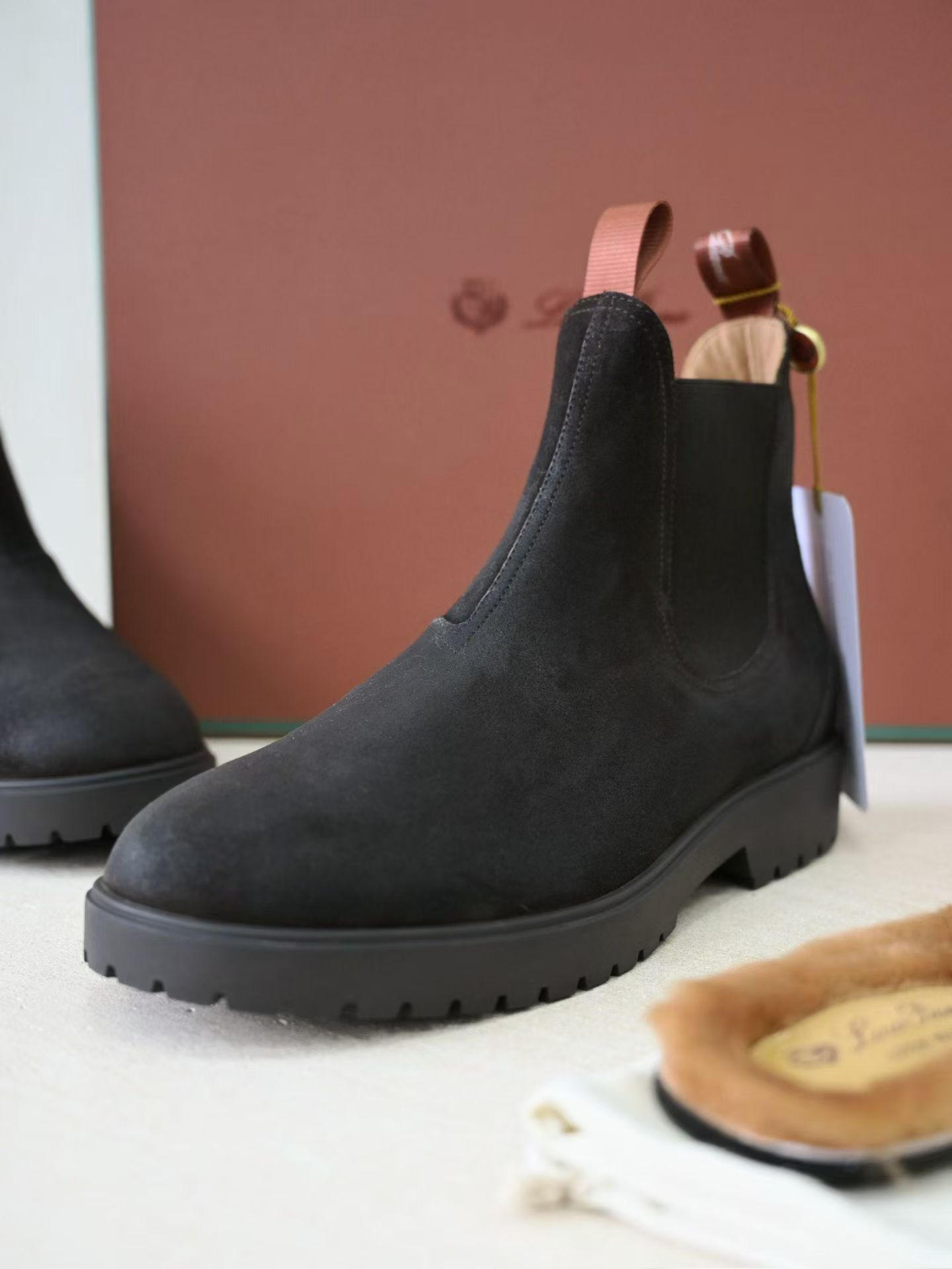 Loro Piana LP Summer Walk / End Walk — Low-Top, Comfortable, and Casual Men's Shoes (Suede) | High-Top Chelsea Boots FAP6922_H027