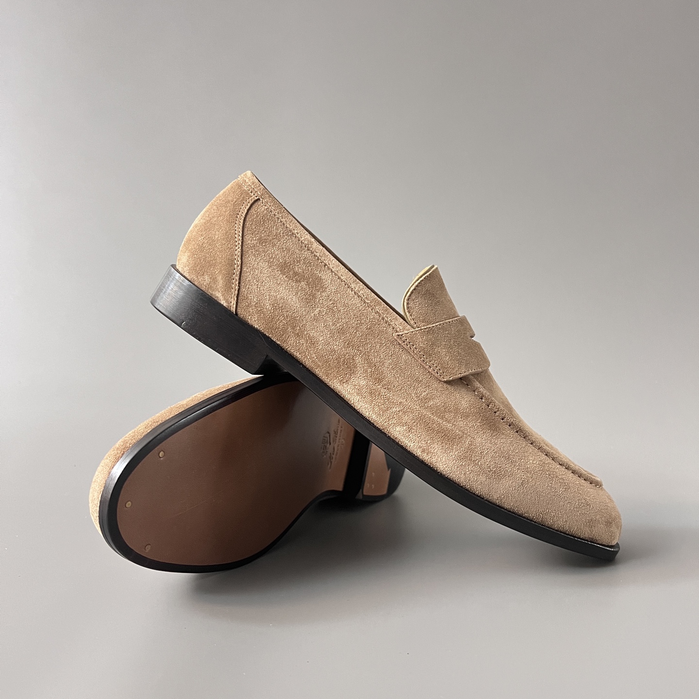Loro Piana LP Sergio  End Walk Low-top Comfortable and casual Men's Shoes 麂皮 一脚蹬 运动鞋 波鞋  FAO9641_H0X4