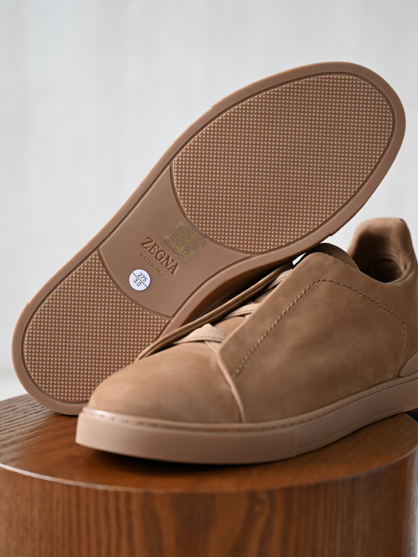ZE2441-5 杰尼亚  Zegna Triple -(Suede) Laceless Sneakers -C0-LHNBC-S7964Z