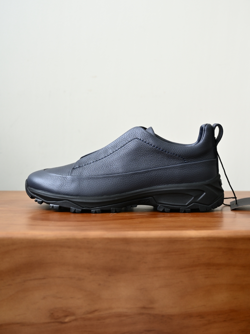 ZE2617-5M-Zegna Triple Fleece-Lined Outdoor Sports Shoes for Winter — Litchi-Patterned / Cowhide-C0