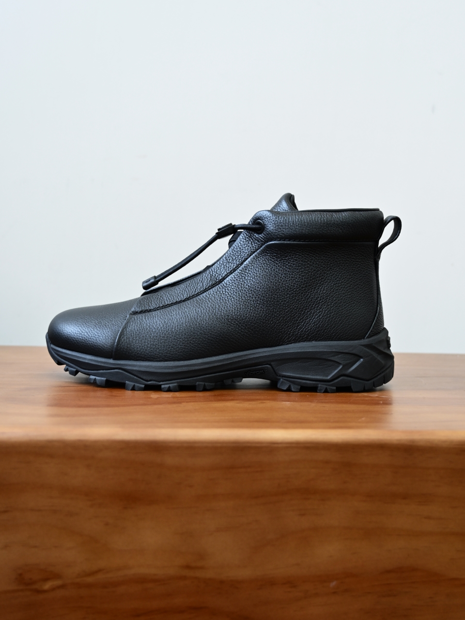 ZE2527M-1-Zegna Quiet Luxury Grained Leather High-Top Sneakers – 1:1 Bespoke Quality Winter Casuals-C0