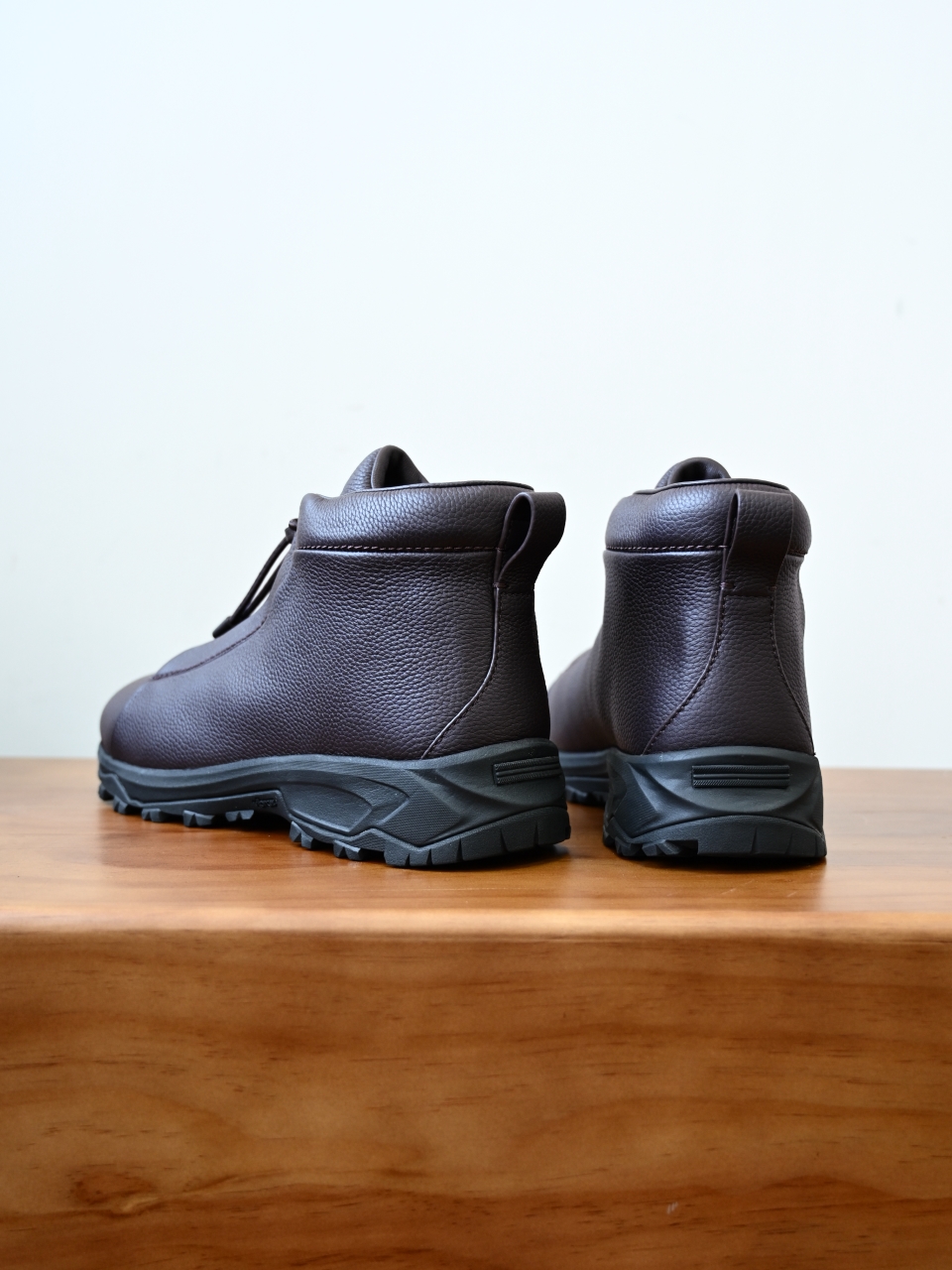 ZE2527M-1-Zegna Quiet Luxury Grained Leather High-Top Sneakers – 1:1 Bespoke Quality Winter Casuals-C0
