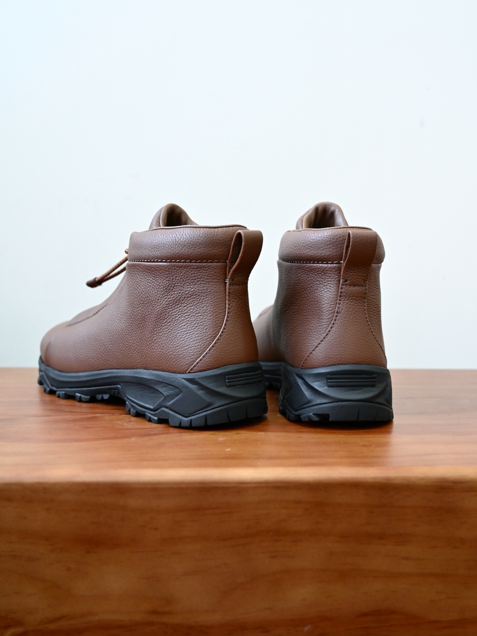 ZE2527M-1-Zegna Quiet Luxury Grained Leather High-Top Sneakers – 1:1 Bespoke Quality Winter Casuals-C0