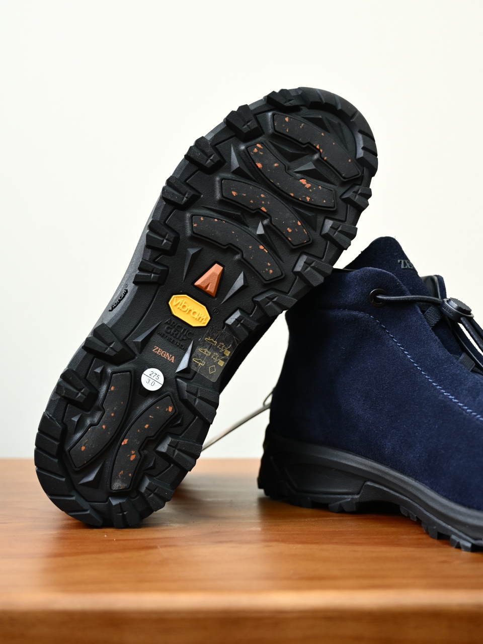 ZE2527-M-Zegna Men's Triple Stitch Suede Leather Sneakers-C0-Fleece-lined for winter-加绒高筒