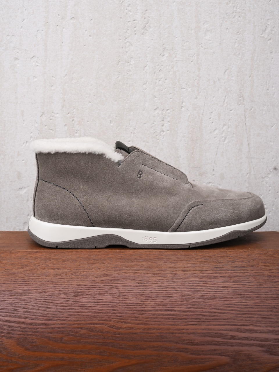 Berluti Mocassini da Uomo di Lusso in Pelle Scamosciata con Fodera in Montone-BL2533M-C0