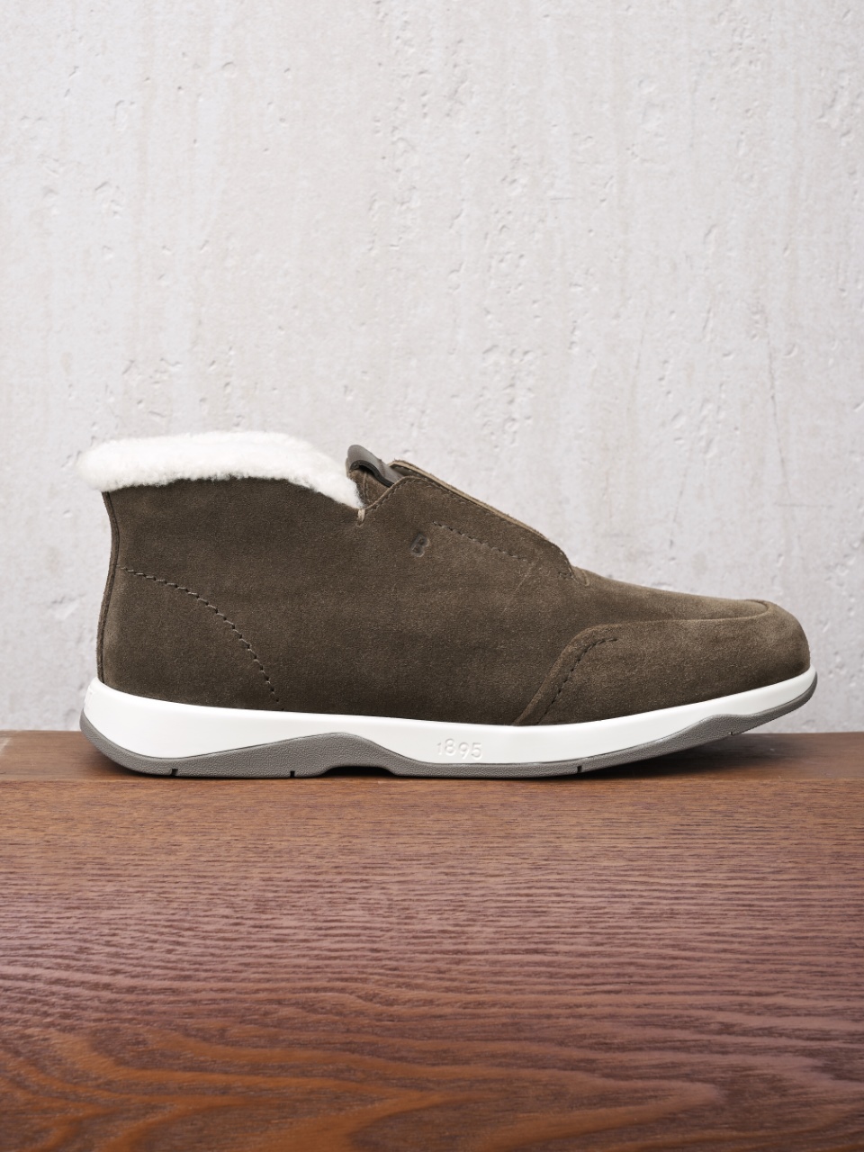 Berluti Mocassini da Uomo di Lusso in Pelle Scamosciata con Fodera in Montone-BL2533M-C0