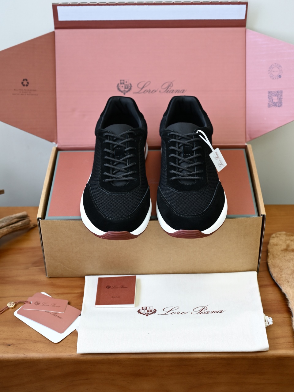 LP Loro Piana Week End Walk Low-top Comfortable and casual Men's Shoes-LP2643F-0