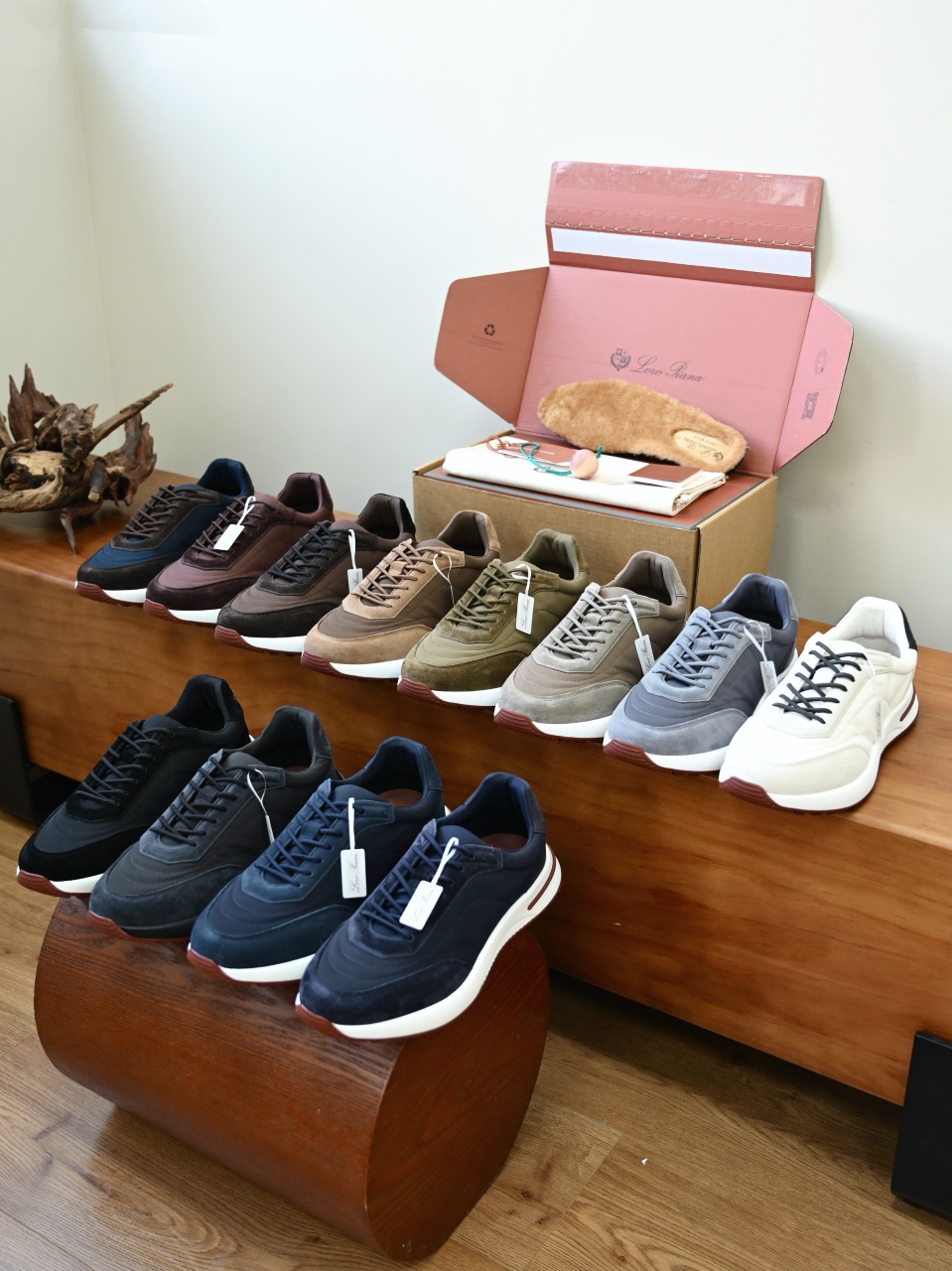 （Fleece insoles）LP Loro Piana Week End Walk Low-top Comfortable and casual Men's Shoes-LP2643-C0