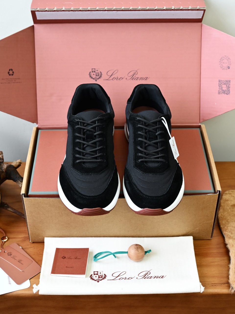 （Fleece insoles）LP Loro Piana Week End Walk Low-top Comfortable and casual Men's Shoes-LP2643-C0