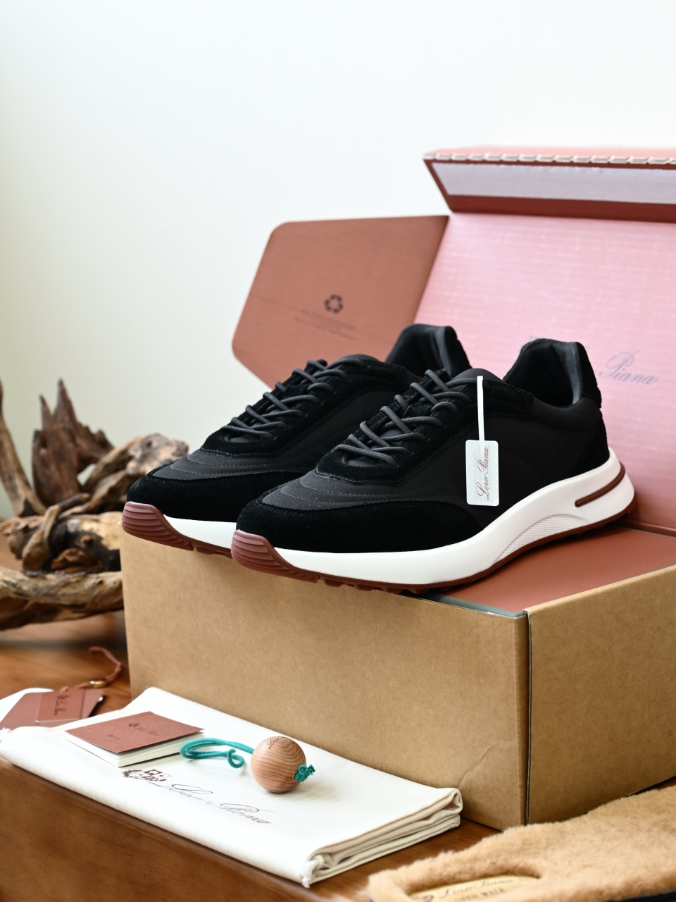 （Fleece insoles）LP Loro Piana Week End Walk Low-top Comfortable and casual Men's Shoes-LP2643-C0