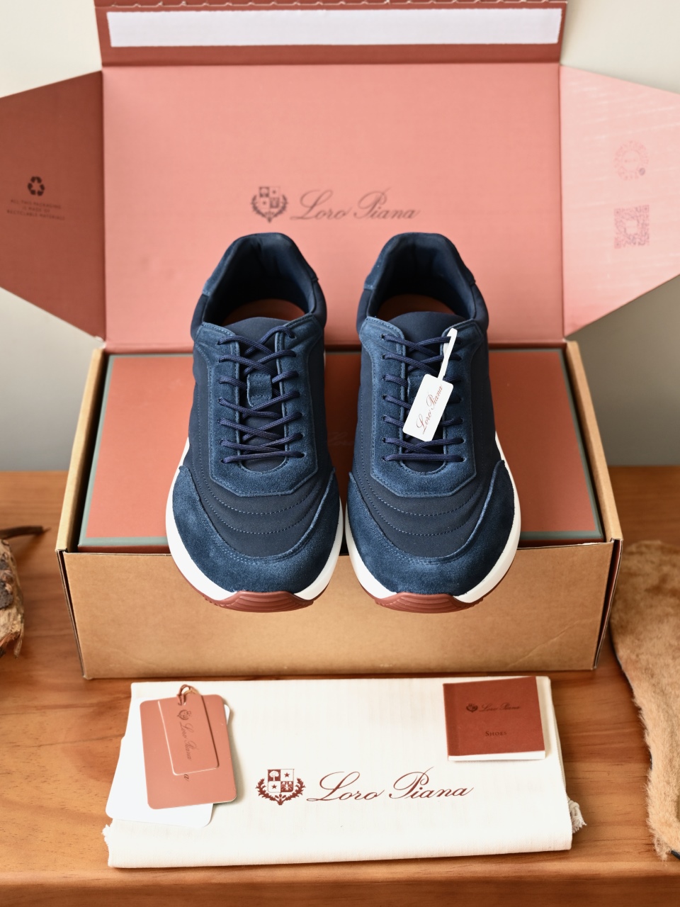 （Fleece insoles）LP Loro Piana Week End Walk Low-top Comfortable and casual Men's Shoes-LP2643-C0