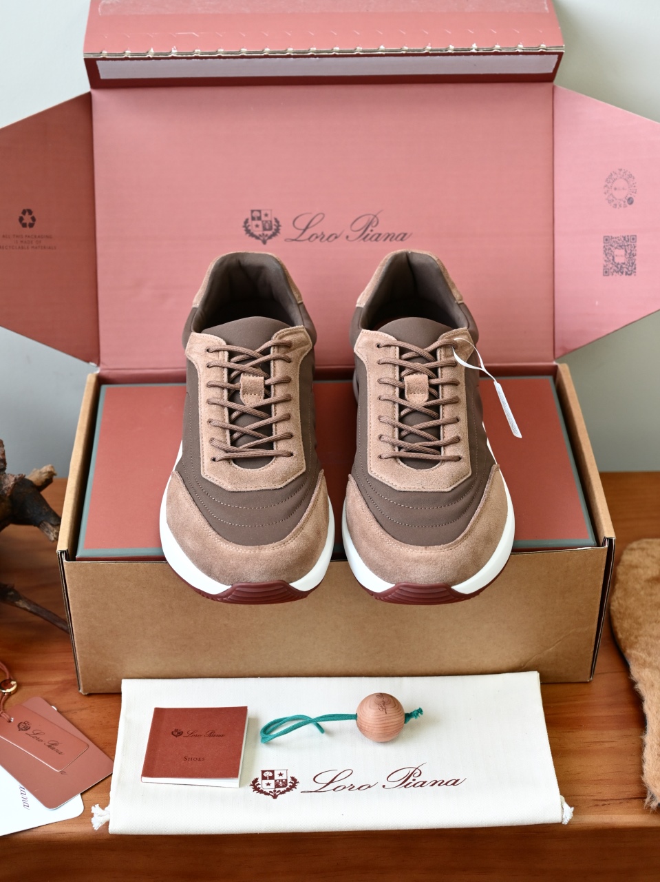 （Fleece insoles）LP Loro Piana Week End Walk Low-top Comfortable and casual Men's Shoes-LP2643-C0