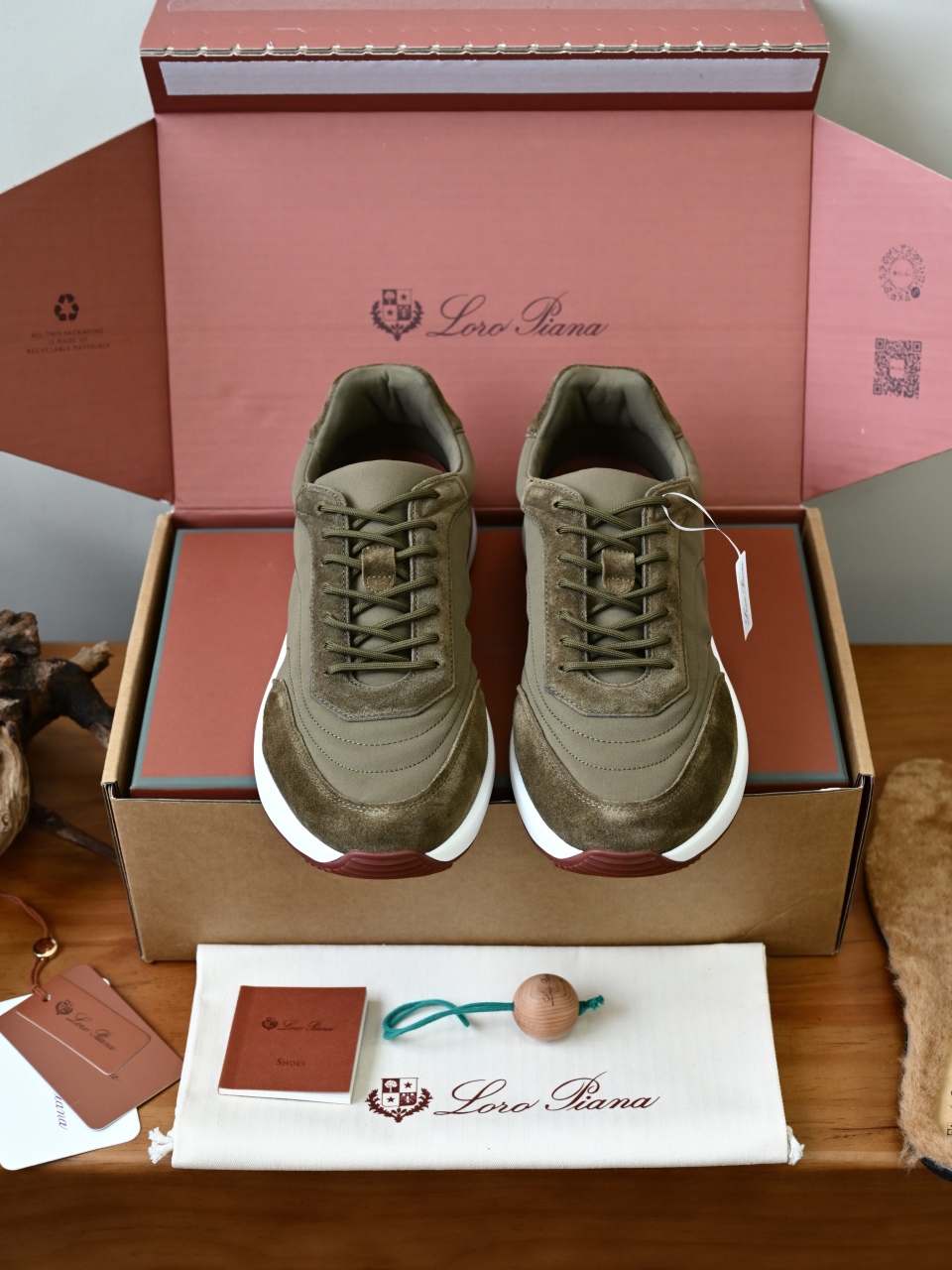 （Fleece insoles）LP Loro Piana Week End Walk Low-top Comfortable and casual Men's Shoes-LP2643-C0