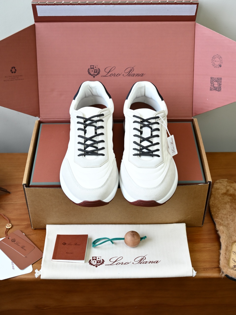 （Fleece insoles）LP Loro Piana Week End Walk Low-top Comfortable and casual Men's Shoes-LP2643-C0