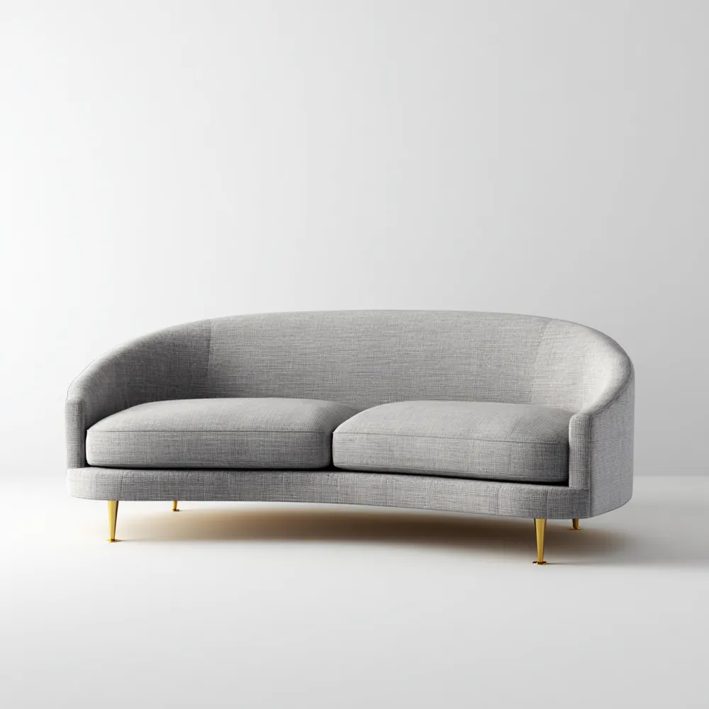 Divano due posti 180x85x75 cm - Grigio Chiaro - Design moderno-Dwellnestx