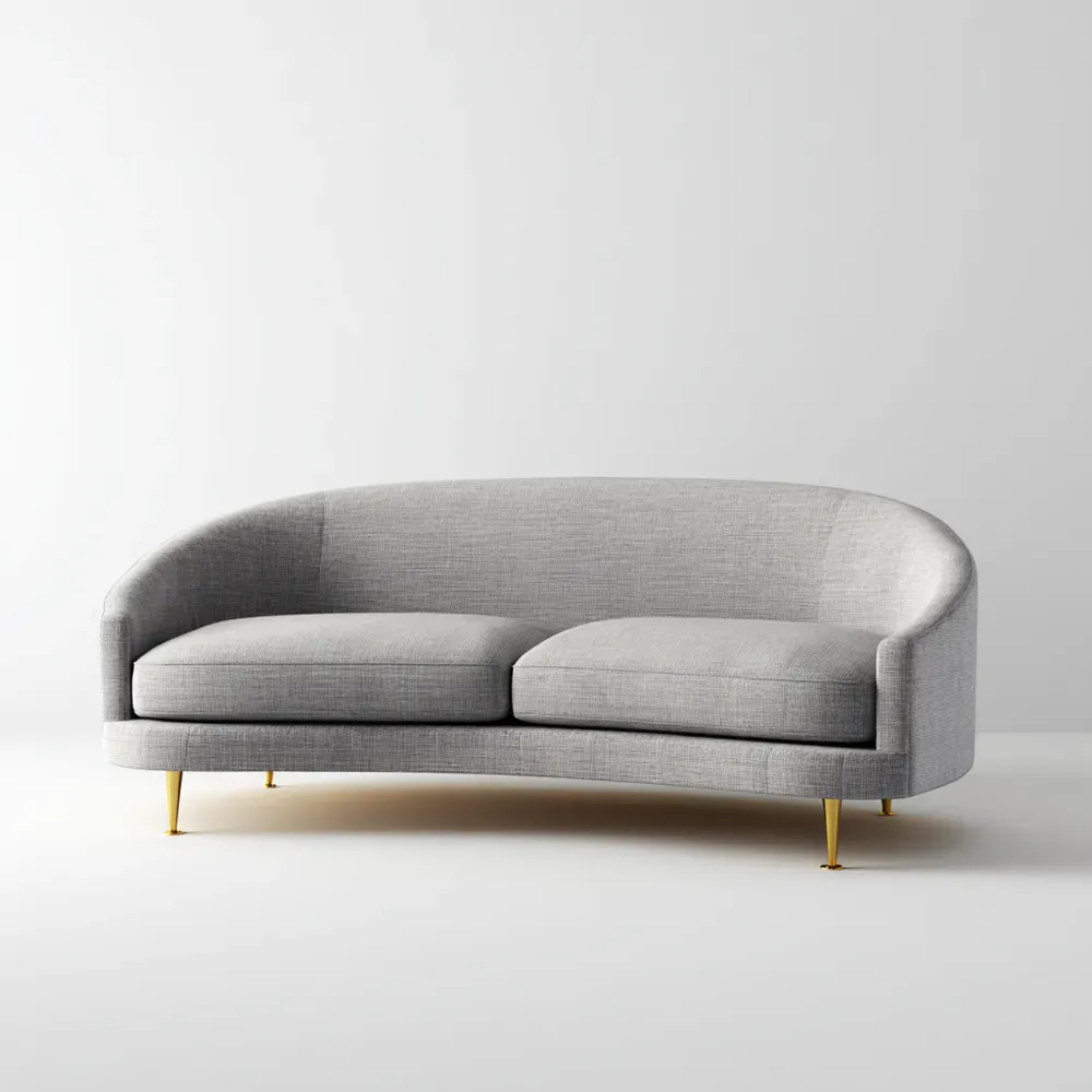 Divano due posti 180x85x75 cm - Grigio Chiaro - Design moderno-Dwellnestx