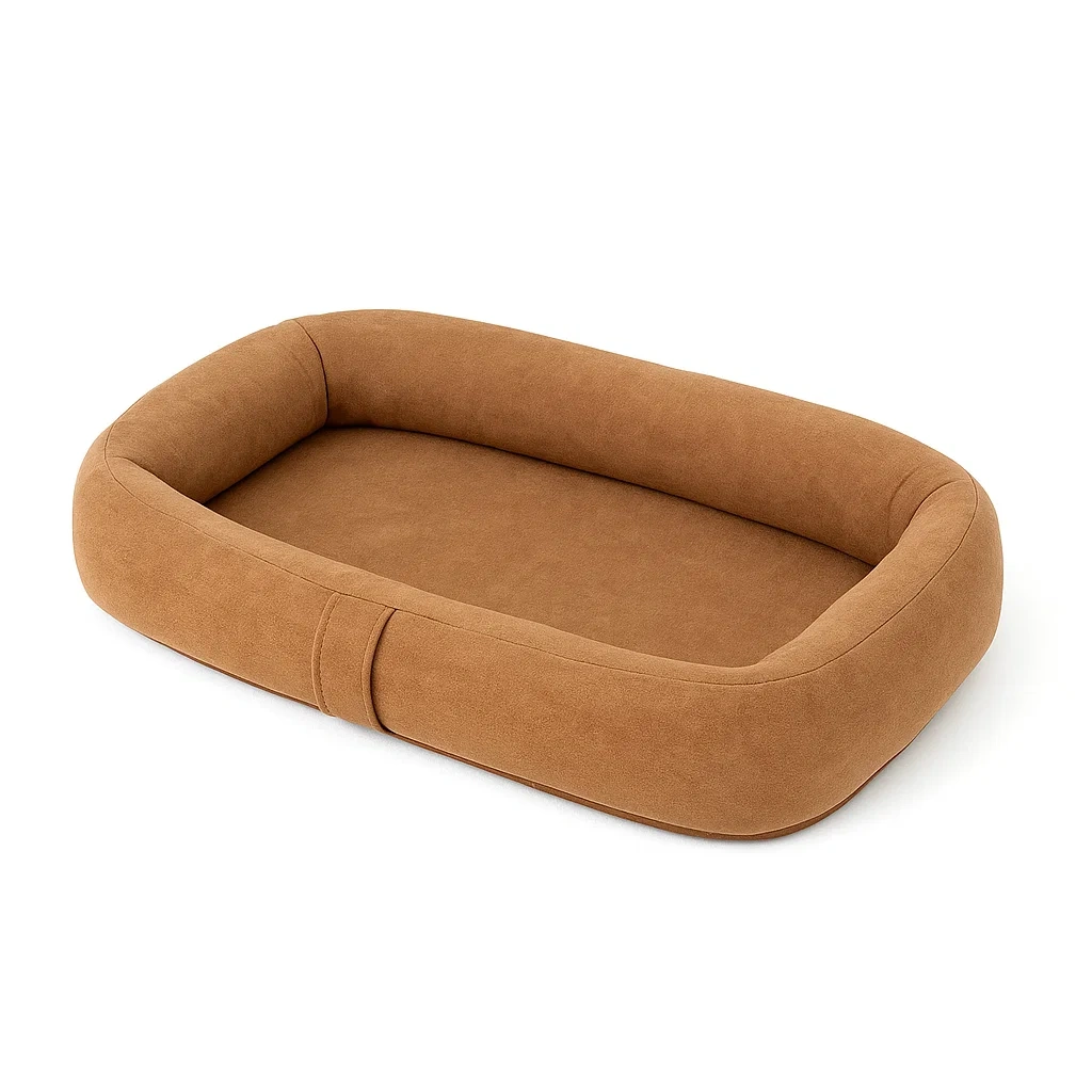 Letto per cani in Microfibra Marrone-dreamloomz
