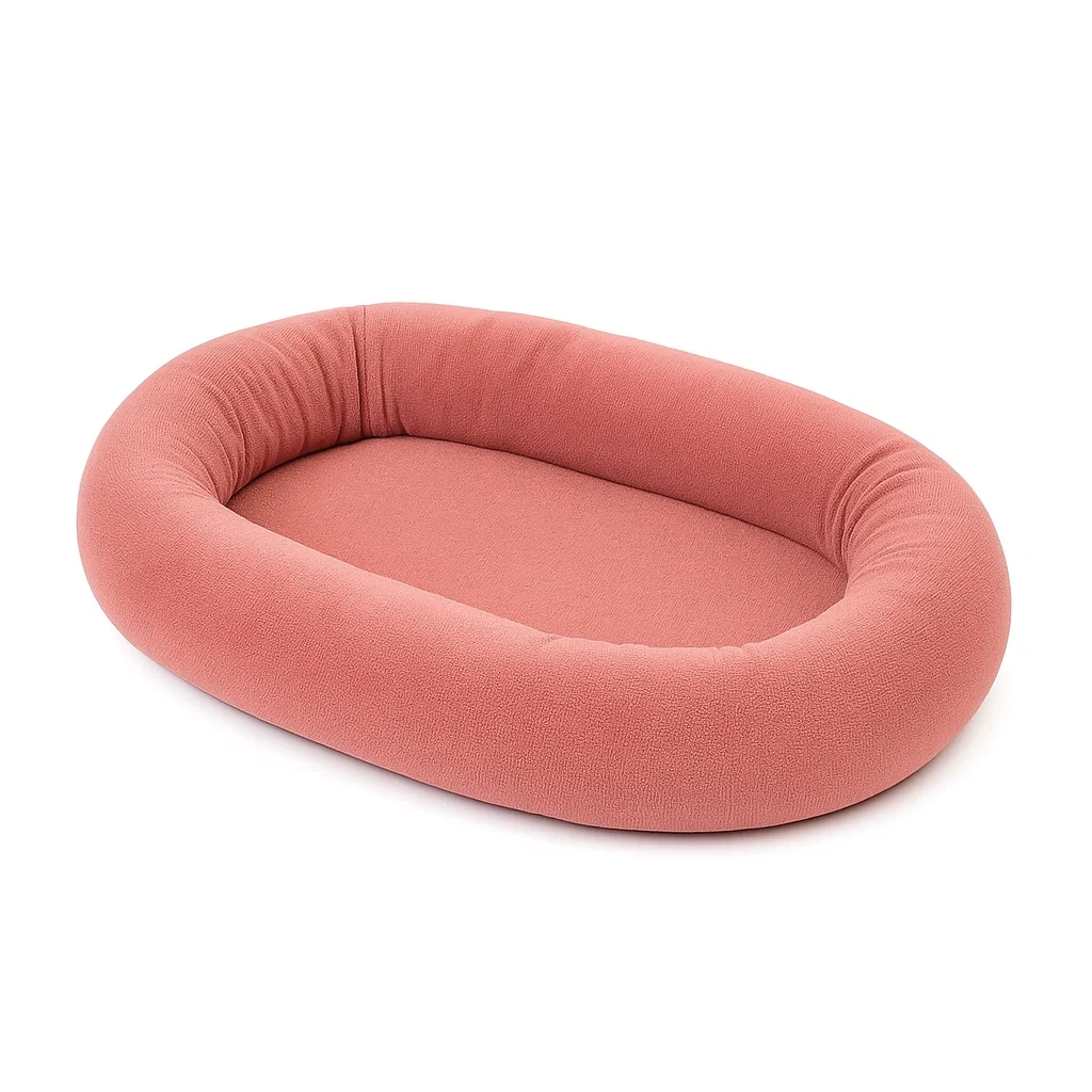 Letto per cani in Cotone Rosa-dreamloomz