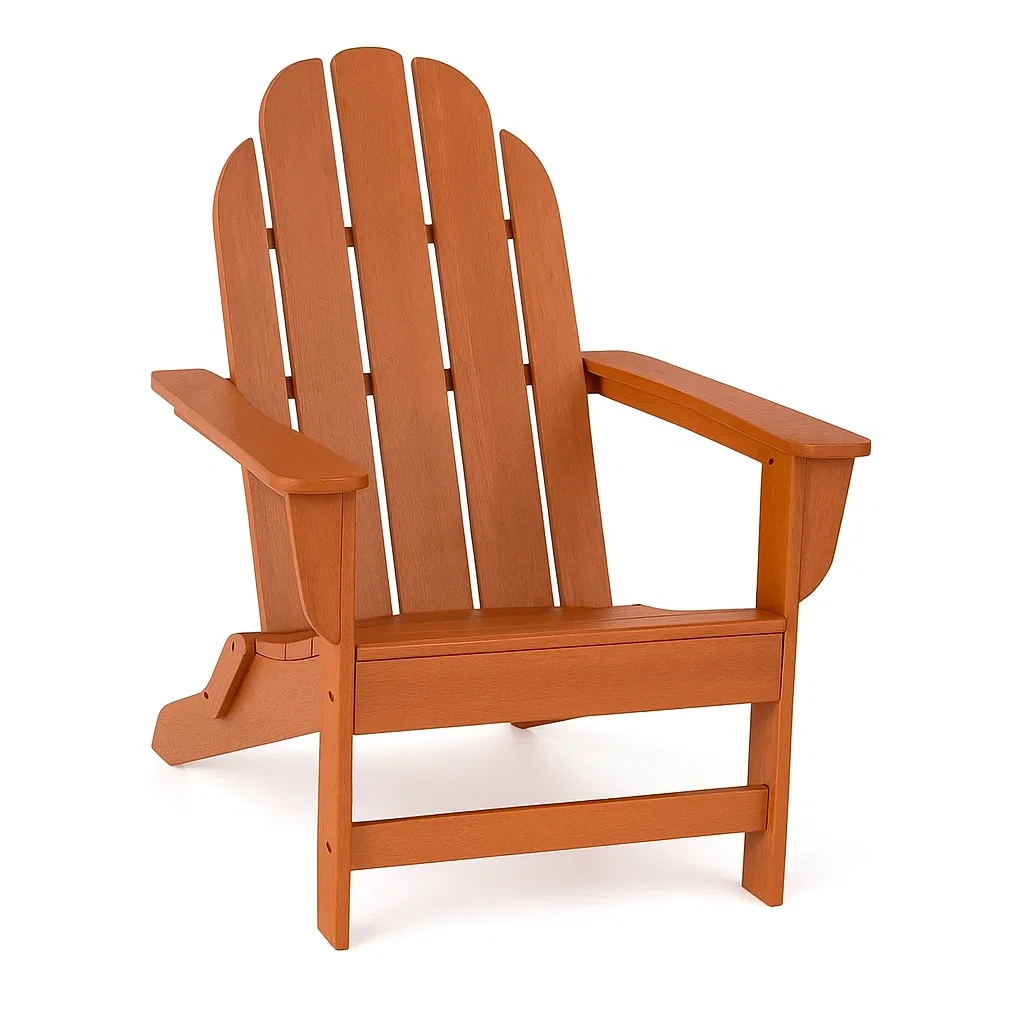 OTSUN Sedia Adirondack In HDPE Azzurro - Poltrona Da Giardino Resistente E Confortevole Per Esterni, 1 Pezzo