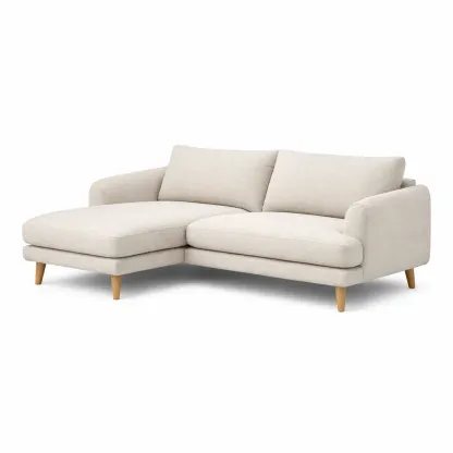 Canape d angle tissu beige clair-vibehearth