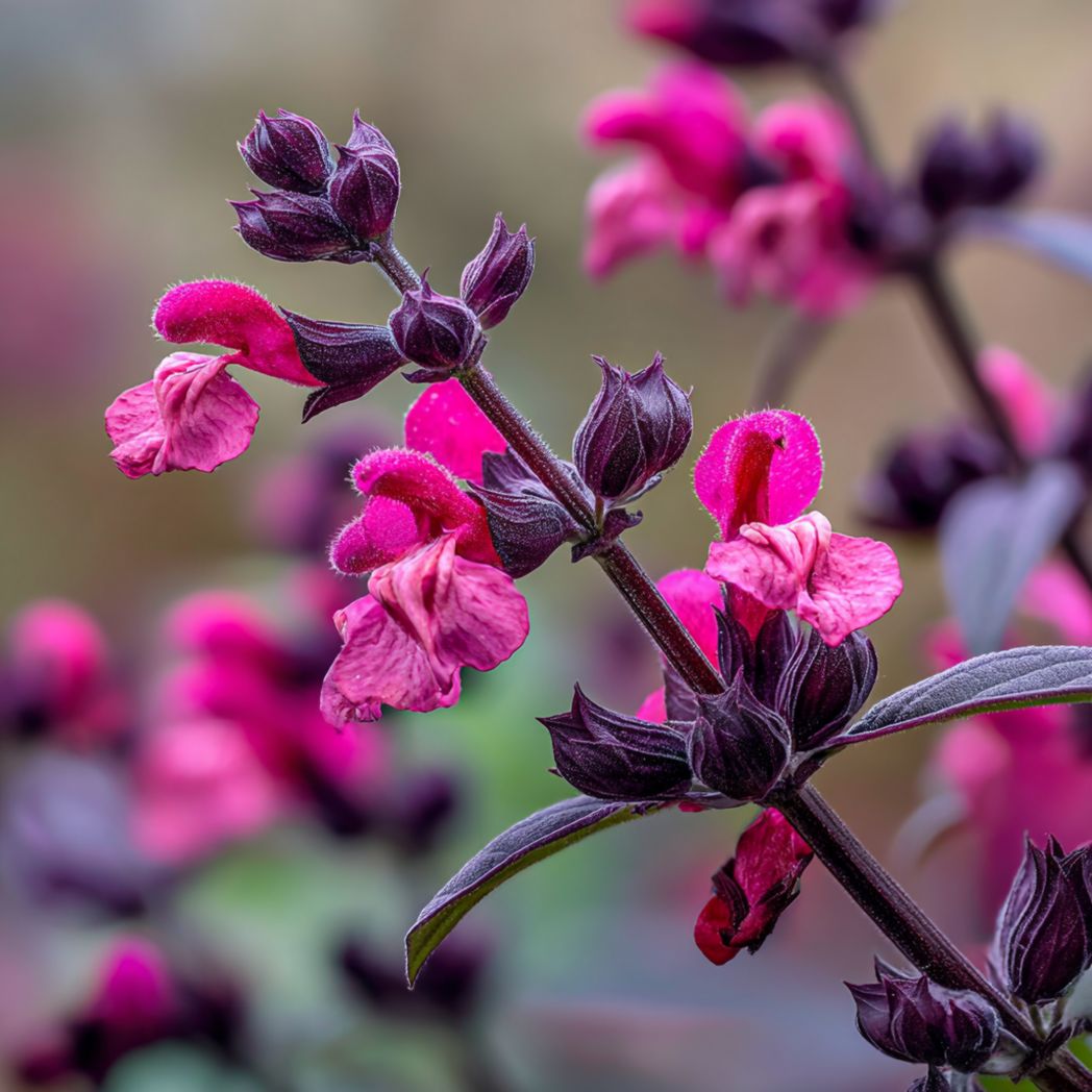 Pink Salvia Seeds (Salvia spp.) — 5 Seeds