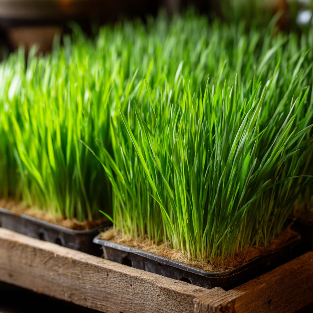 Wheatgrass Seeds for Trays – Fast Sprouting 200 Seeds