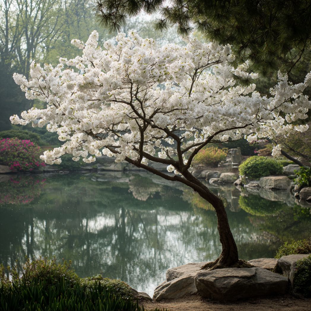 Cherry Blossom Tree Seeds – White, 10 Seeds