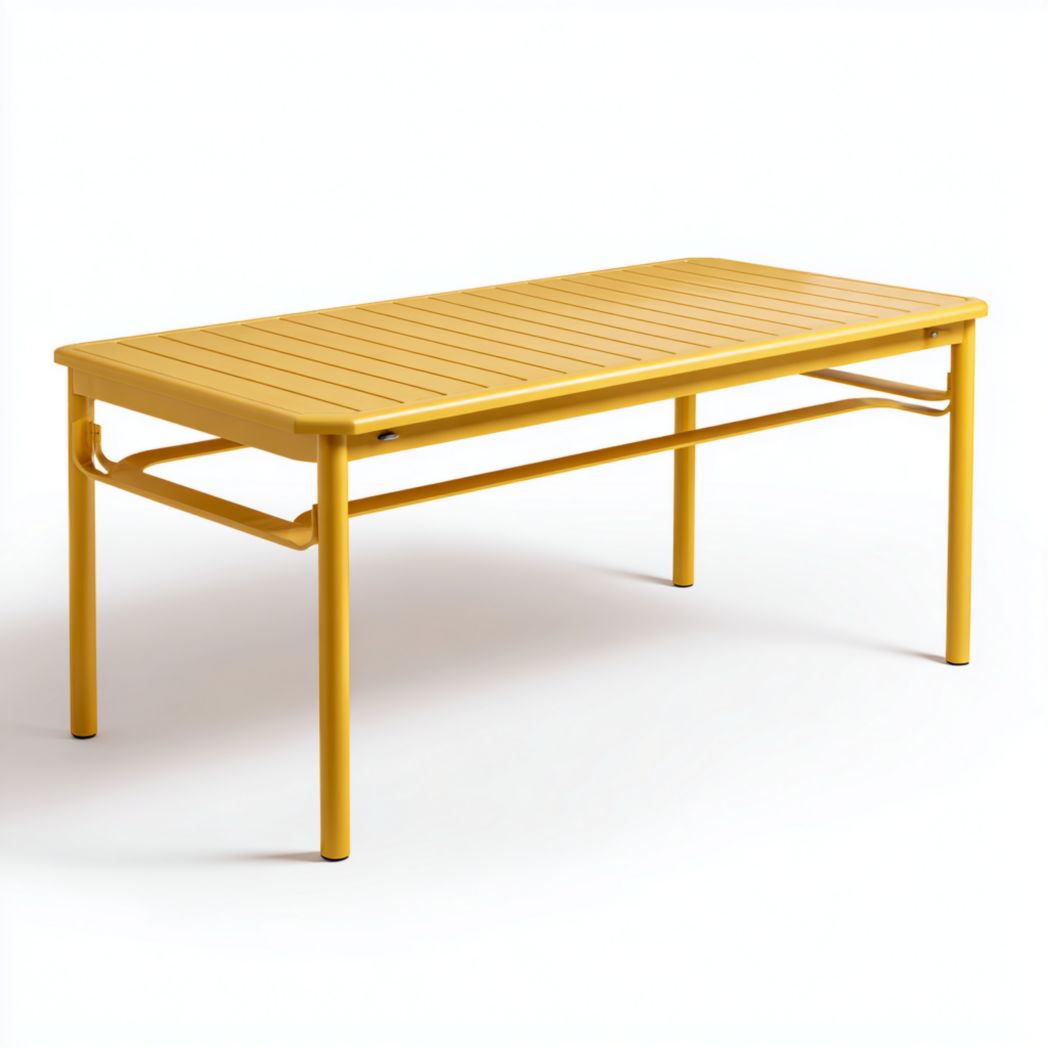 Table de jardin en aluminium