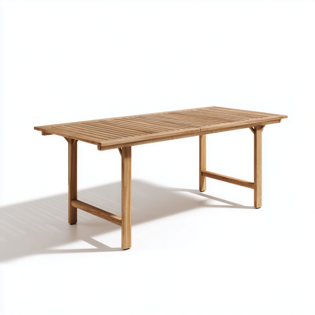 Table de jardin en bois massif-Artin Furniture