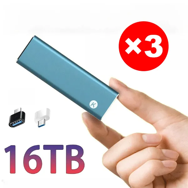 Profi Externe SSD 16TB Dresden-Technologie✨USB 3.2 Gen 2 mit 2000 MB/s