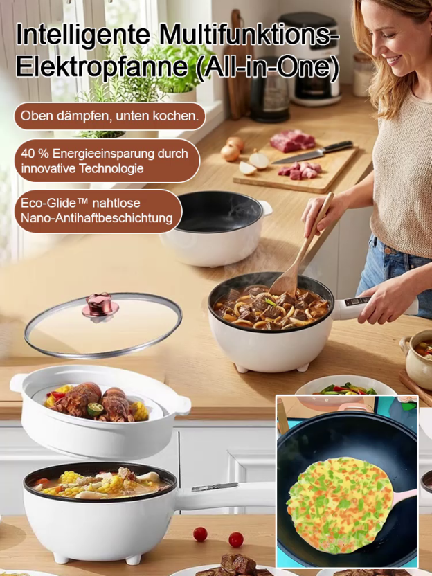 Multifunktionaler intelligenter Elektro-Wok