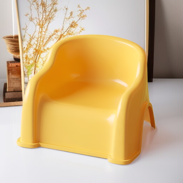 Children's plastic stool home baby back chair baby stool small chair bathroom anti-slip anti-fall be