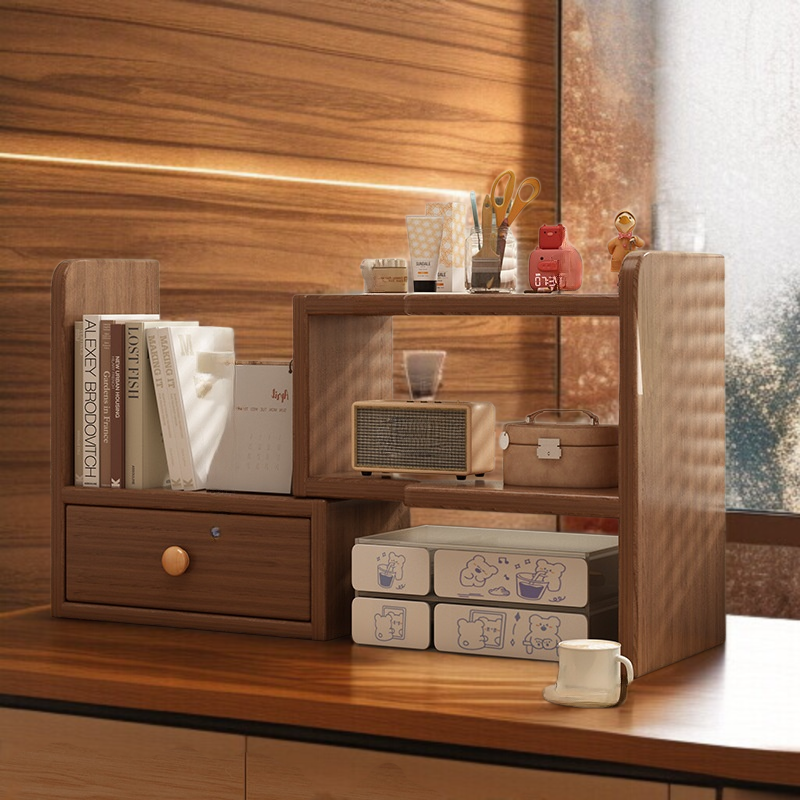 Bookshelf desktop storage rack workstation storage rack home table corner bookcase student dormitory