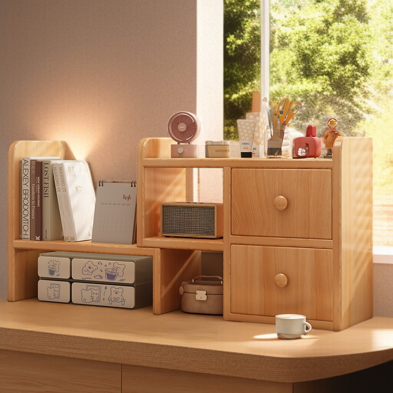 Bookshelf desktop storage rack workstation storage rack home table corner bookcase student dormitory