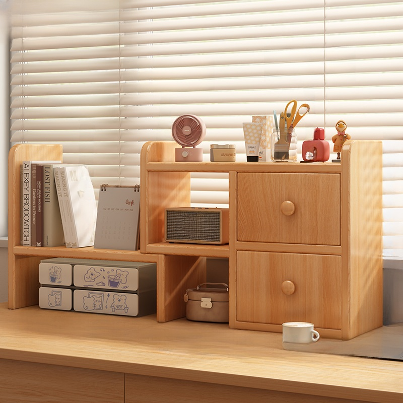 Bookshelf desktop storage rack workstation storage rack home table corner bookcase student dormitory