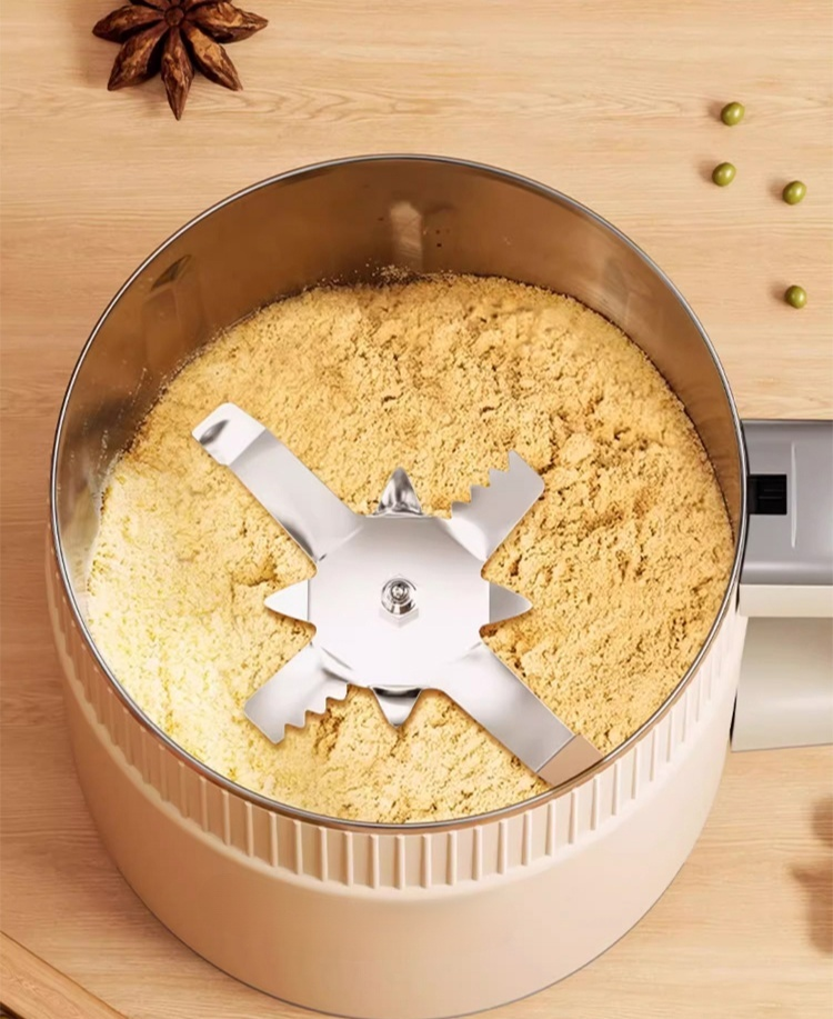 Grinder with stylish two-color design for cereals