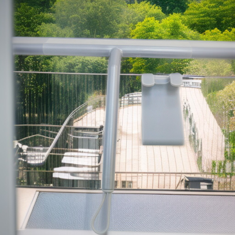 Skrobak do szyb okiennych usuwa brud z powierzchni