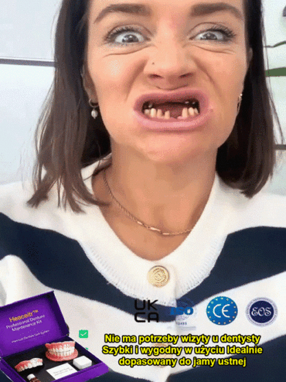 Polecany przez dentystów zestaw do czyszczenia i pielęgnacji protez