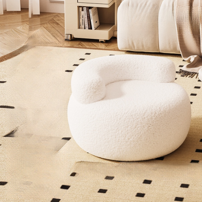 Domowy, wielofunkcyjny, niski, okrągły stołek do kanapy