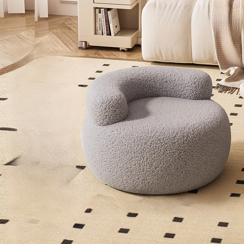 Domowy, wielofunkcyjny, niski, okrągły stołek do kanapy