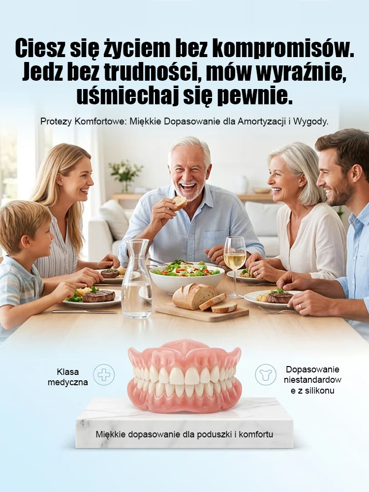 Polecany przez dentystów zestaw do czyszczenia i pielęgnacji protez