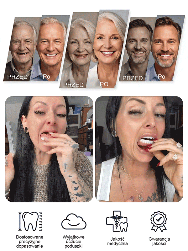 Polecany przez dentystów zestaw do czyszczenia i pielęgnacji protez