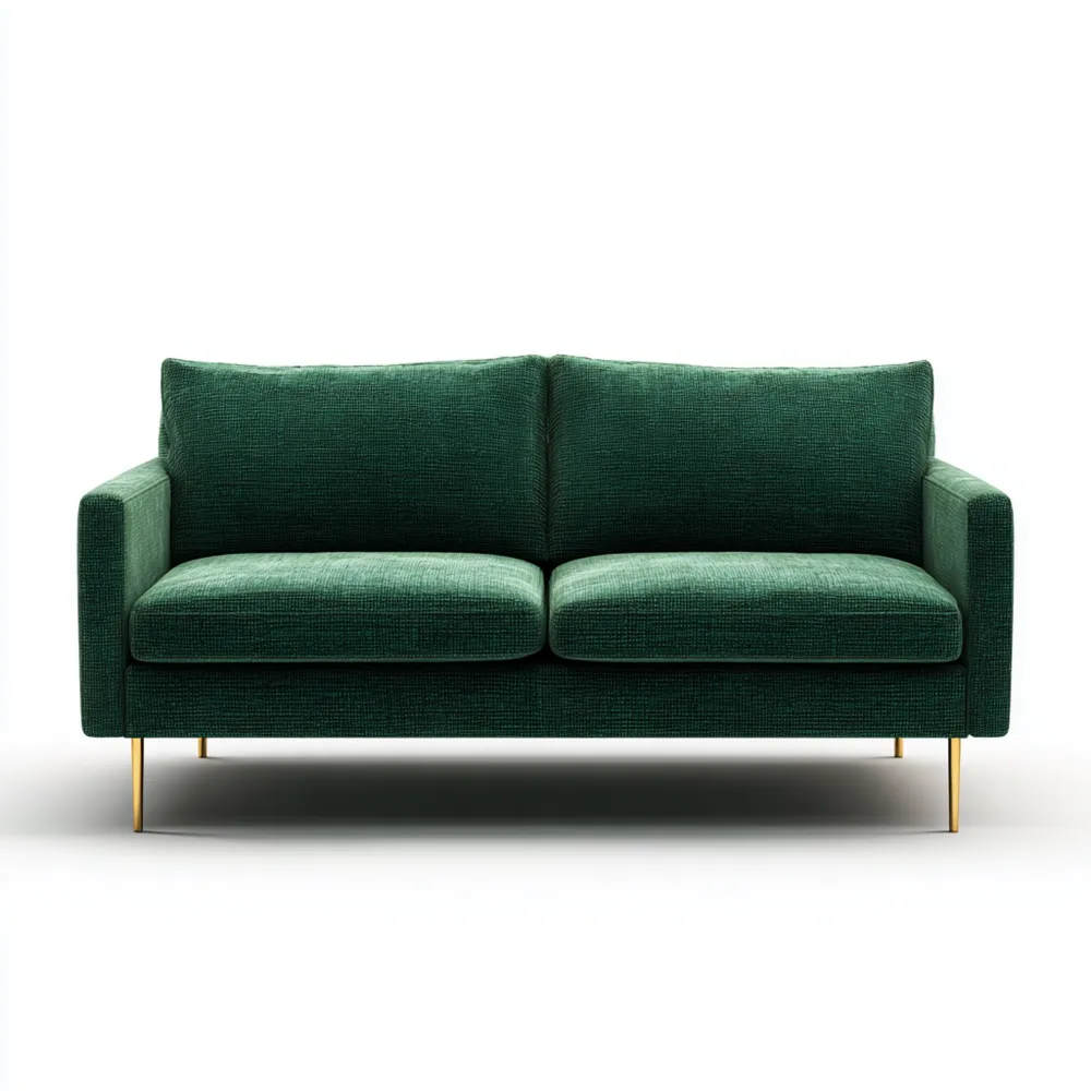 Canapé 2 places 145x85x75 cm – Vert – Design Contemporain