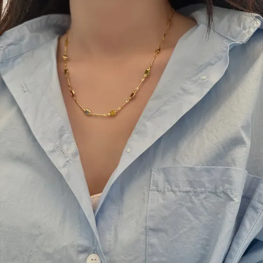 🎁Productos populares con un precio muy reducido en 2024💃Conjunto de joyas Elizabeth de oro de 18 quilates🌟