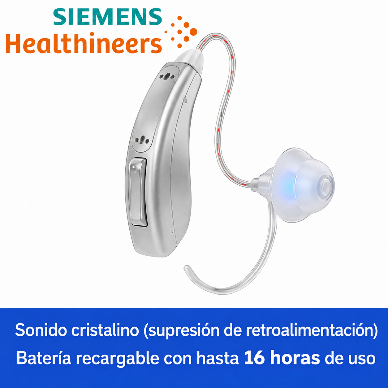 👂✨ Audífonos Siemens Clario Pro Invisibles • Recargables • Aprobados por la FDA ✅