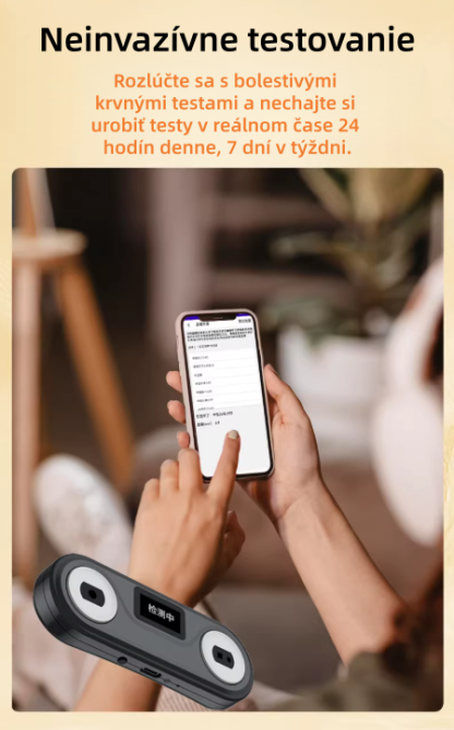 Inteligentný neinvazívny glukomer